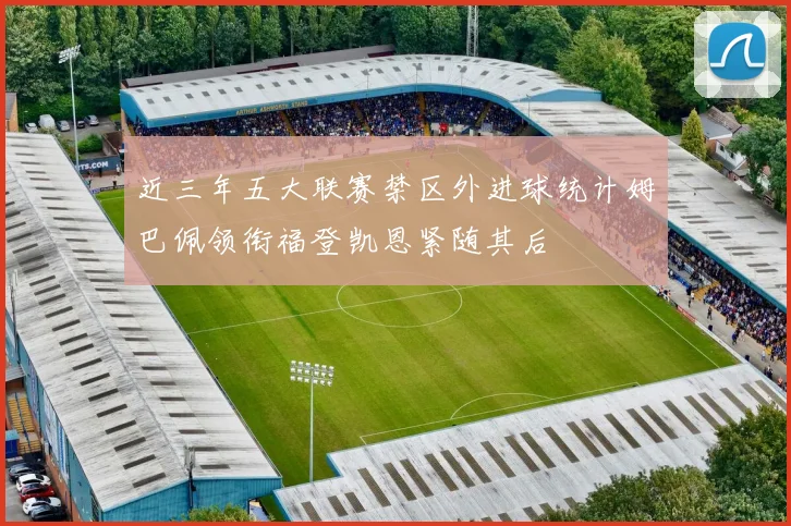 近三年五大联赛禁区外进球统计姆巴佩领衔福登凯恩紧随其后